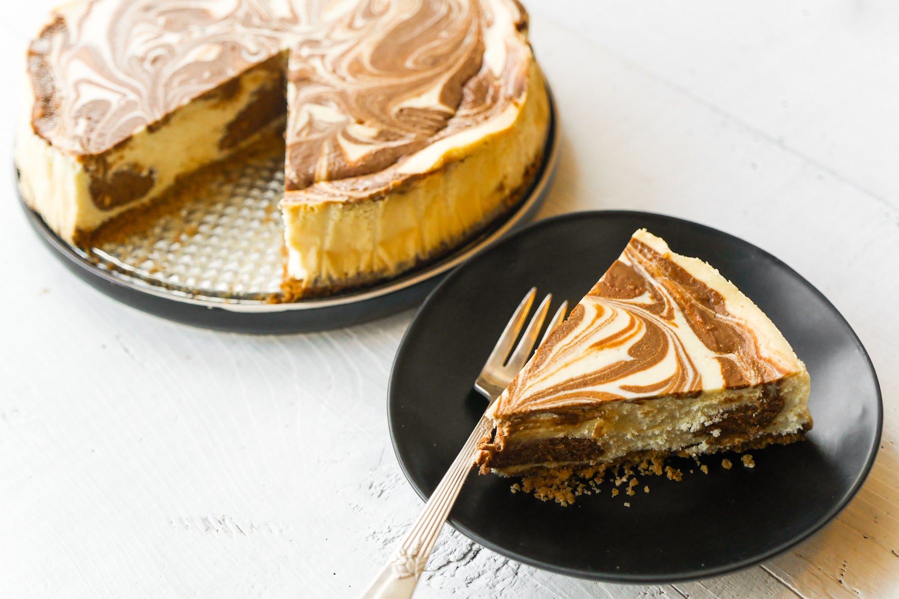 Chocolate Swirl Cheesecake (1 slice)