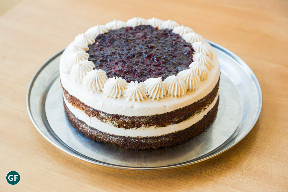 Gluten-free Coconut Blueberry Cake