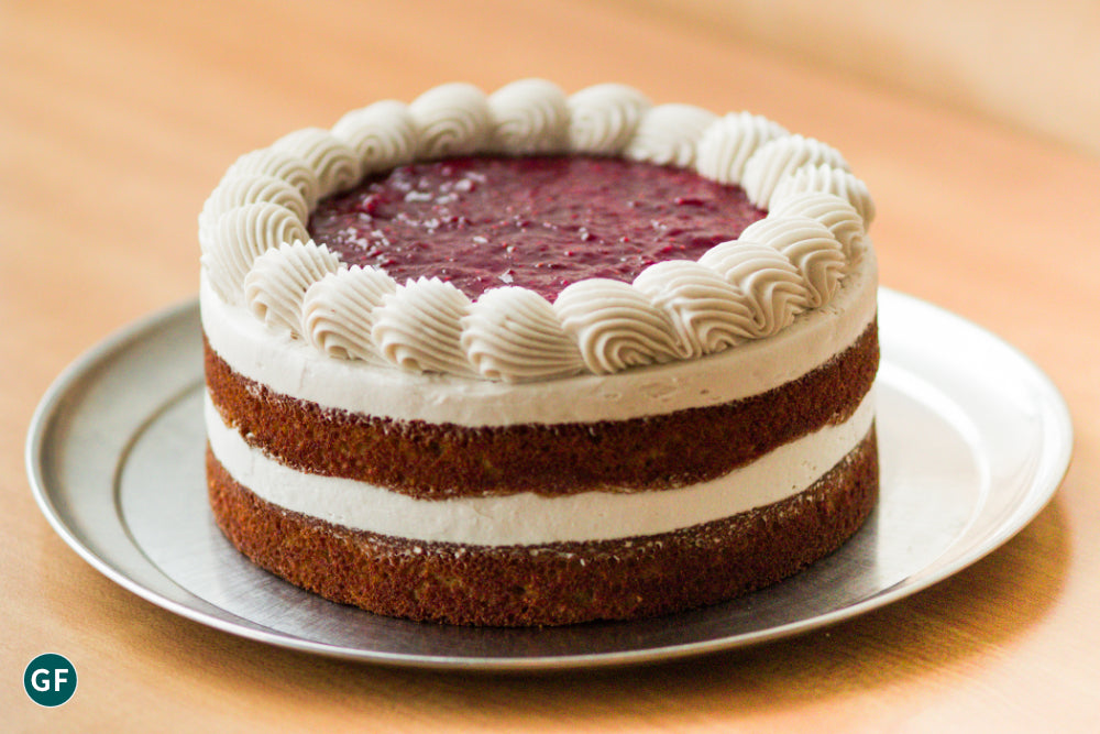 Gluten-free Coconut Raspberry Cake