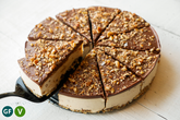 GF Chocolate Caramel Vegan Cheesecake
