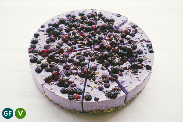 Lavender Blueberry Cheesecake, 1pc