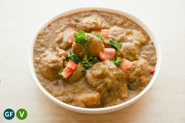 Golden Curry with Mushrooms & Potatoes