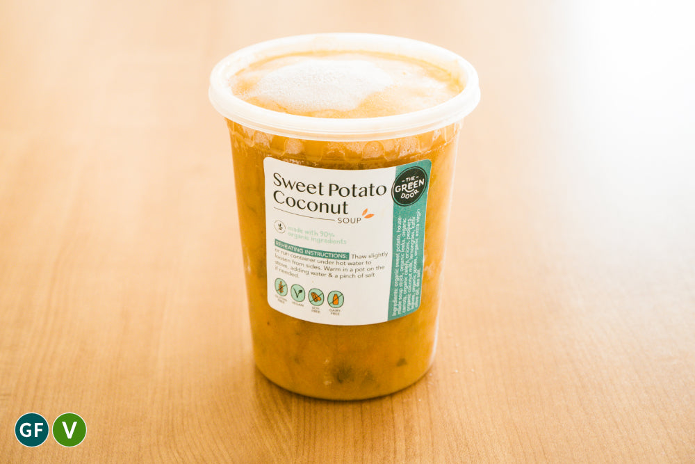 Sweet Potato & Coconut Soup (frozen)